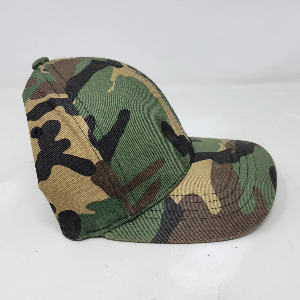 Fox Racing Youth Flexfit Camo Hat Woodland Camouflage Embroidered Logo OSFM